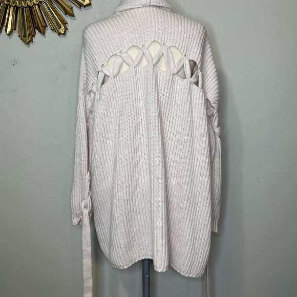 Stylestalker Lace Back Open Cardigan - Picture 10 of 16
